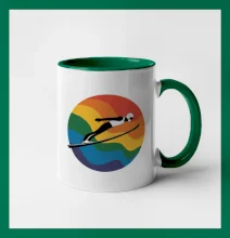 Skokan na lyžiach v kruhu