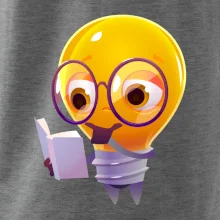 Žiarovka premýšľa nad knihou