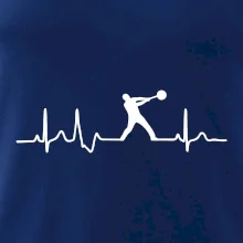 EKG hod kladivom muž