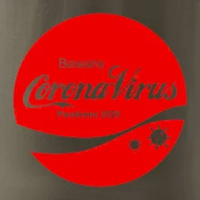 Corona virus pandemic logo
