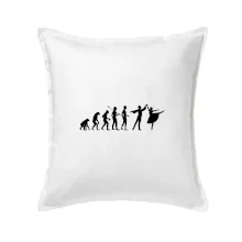 Evolúcia tanec - muž a žena so sukňou