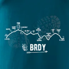 Profil kopců - Brdy