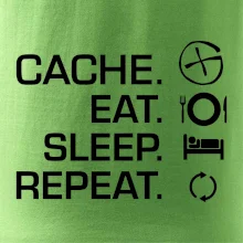 Eat sleep repeat Cache