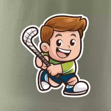 Ikona pozemný hokej chlapec