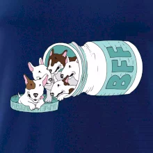 Bullterrier Friends Forever zelené (Pecka design)