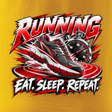 Bežecká topánka so stopkami eat sleep repeat