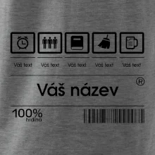 Čárový kód - Vlastní text