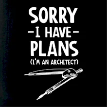 Sorry I have plans - architect