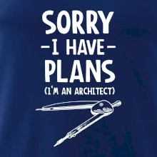 Sorry I have plans - architect