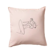 Surfer na vlne jedným ťahom