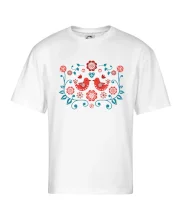 folklór - dva červené vtáčiky