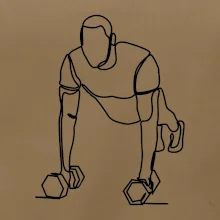 Tréner fitness jedným ťahom