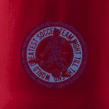 Soccer okrúhly motív