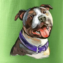 Americký stafordšírsky teriér kreslený