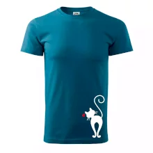 Zamilovaná mačka zozadu Zamilovaná mačka zozadu