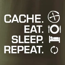 Eat sleep repeat Cache