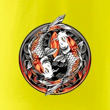 Yin & Yang Koi kapor - oranžový