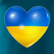 Ukrajina srdce vlajka Ukrajina srdce vlajka