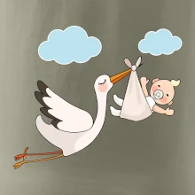 Bocian čakáme bábätko - neutrálne