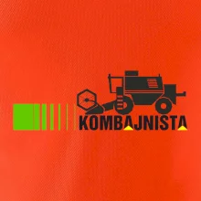 Kombajnista zelená a žltá