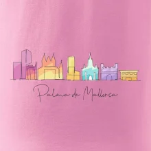 Mallorca - Siluety pamiatok - farebné