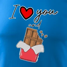 I love you and chocolate