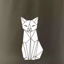 Origami mačka spredu