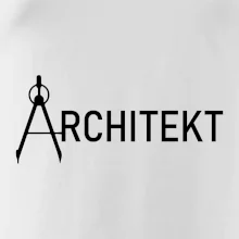 Architekt nápis