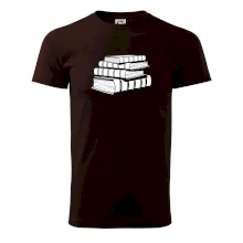 Knihy čiernobiele na sebe