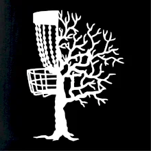 Disc golf pozor strom Disc golf pozor strom