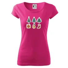 Vianočná sada - stromčeky a darčeky