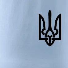 Ukrajina trojzubec prsník