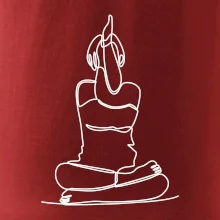 Jóga v sede jedným ťahom