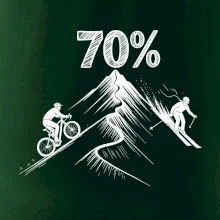 Narodeniny cyklista a lyžiar 70
