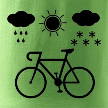 Cyklista za každého počasia
