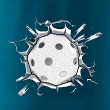 Florbal lopta v triku