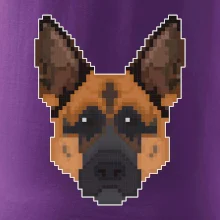 Nemecký ovčiak - Rozpixelovaný