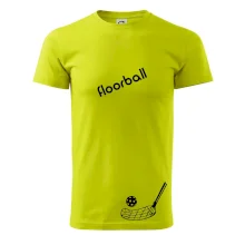 Floorball nápis šikmo