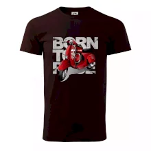 Scooter born to ride red