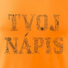 Steampunk vlastný nápis