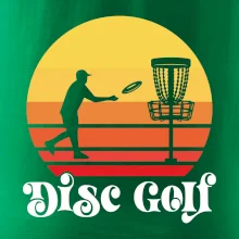 Disc golf postava vintage Disc golf postava vintage