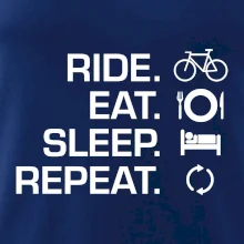 Ride Eat Sleep Repeat bicykel Ride Eat Sleep Repeat bicykel