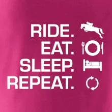 Ride Eat Sleep Repeat Kôň