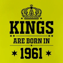 Kings are born in 1961
