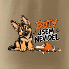 Boty jsem neviděl - štěně vlčáka