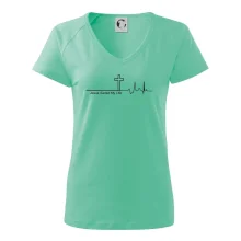 Jesus Saved My Life kríž ekg Jesus Saved My Life kríž ekg