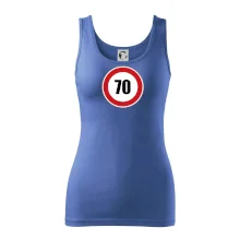 Dopravná značka - obmedzenie rýchlosti 70