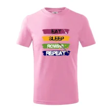 Eat sleep rowing repeat farebné