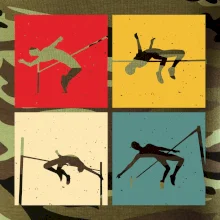 Skok do výšky vintage Skok do výšky vintage