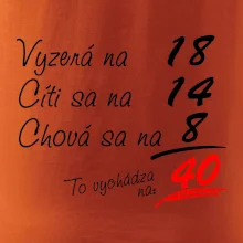 Vyzerá, cíti sa, chová sa - 40 rokov